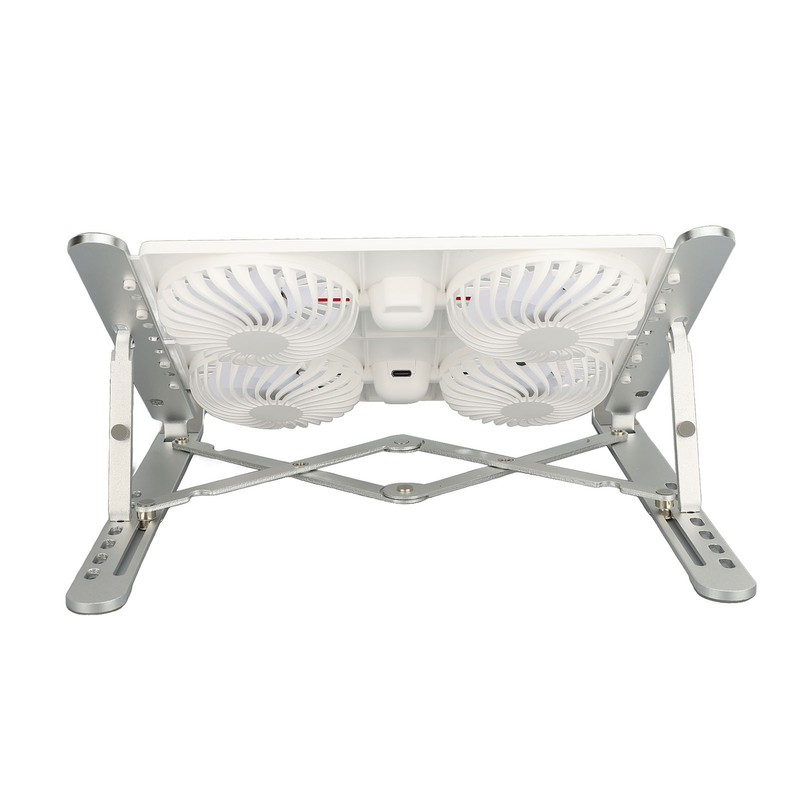 Laptop Stand with Cooling Fan Detachable Adjustable Aluminum Foldable Portable