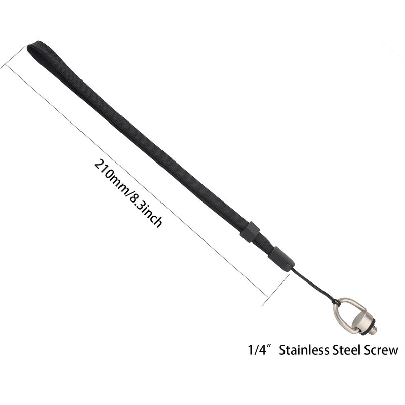 Rigdance Camera Wrist Strap with 1/4-20 Screw for Insta360 X4,