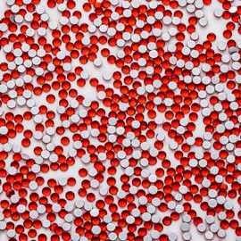 3000Pcs Ruby Red Crystal Rhinestones,Glass Flatback Rhinestones Mini Gemstones for Nail Face Makeup Art Crafts Clothes Decoration -(SS4,1.6mm,Ruby Red)