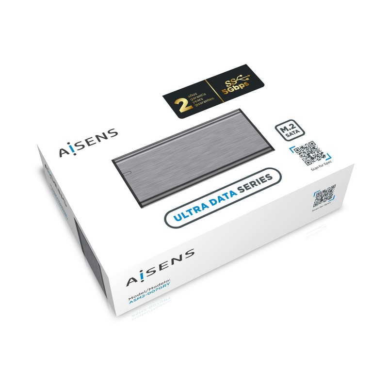 AISENS ASM2-007GRY M.2 NGFF SSD SATA A USB3.1 GEN1 external