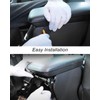 Qnbes Central Console Armrest Storage Lid Cover Fit for Toyota