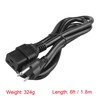 PGENDAR UL 6ft AC Power Cord Cable Lead for Peavey