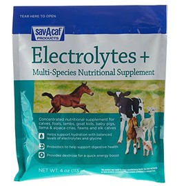 Milk & Co. Milk Products 01-7408-0264 Electrolytes Plus Supplement for Livestock, 6-Oz. - Quantity 18 Farm Feed