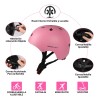 7pzs Kit De Proteccion Casco Codo Mano Patinaje Rodilla Niño