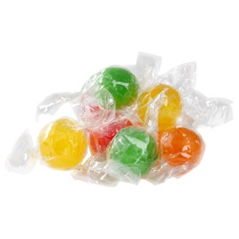 Bayside candy Sour Balls | Bulk Hard Candy Wrapped | Tangy Fruit Sour Balls | Assorted Orange Lemon Strawberry Cherry Green Apple Candy (1LB)