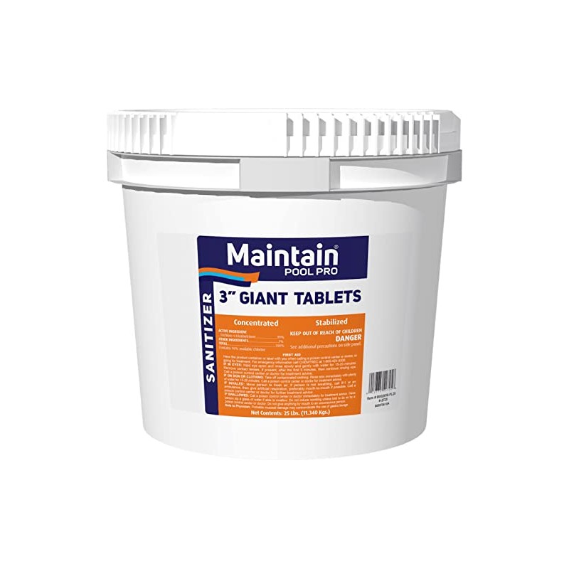 Maintain 3" Chlorine Tablets 25lbs