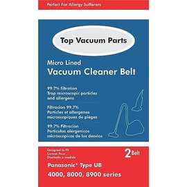 DVC Style UB Vacuum Cleaner Microlined Belt 2PK # compare to part PR-1016