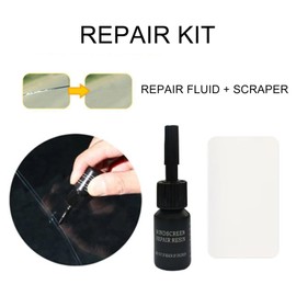Car Windshield Crack Repair Kit, Glass Repair Kit Windshield, Fluid Resin for Scratch Boat Phone Dashboard Marine Headlight Rearview Windscreen