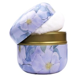 Topwon - Funda de polvo con soplo de polvo para polvo corporal para bebé y mamá (jazmín morado)                                                       