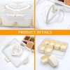 Divided Serving Tray with Lid and Handle,Snackle Box Containers with