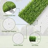 Minicoco Artificial Fake Grass Door Mats Garden Doormat Outdoor Rug