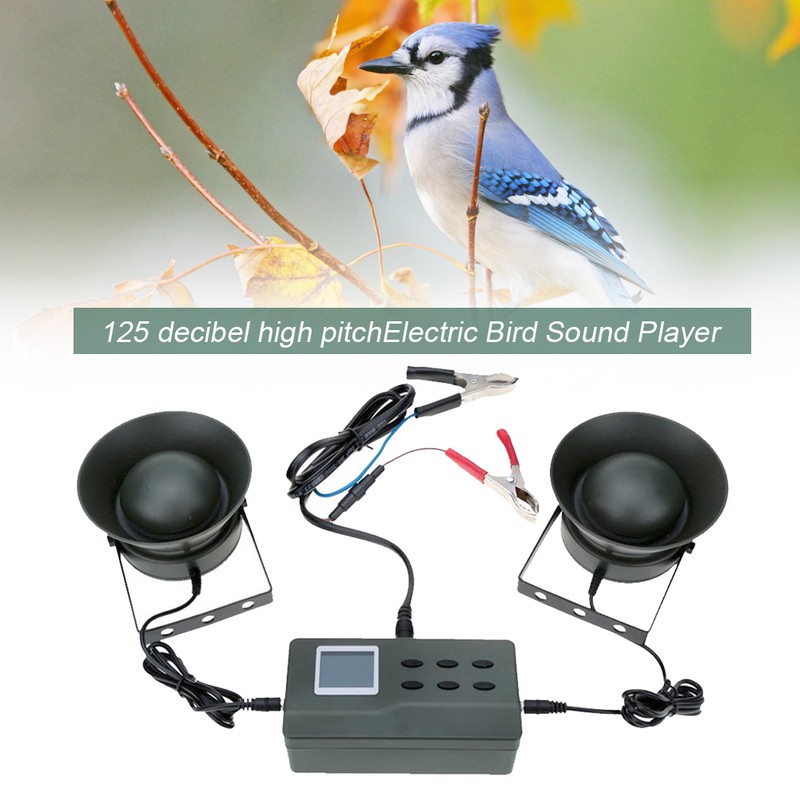 CP-390 Double 35W Outdoor Loudspeaker Electric Bird Sound Player MP3
