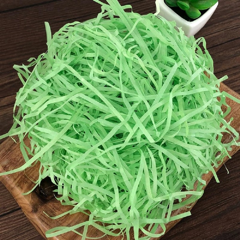 Wgudzpj Easter Crinkle Cut Paper Shred Filler, Shredded Paper for