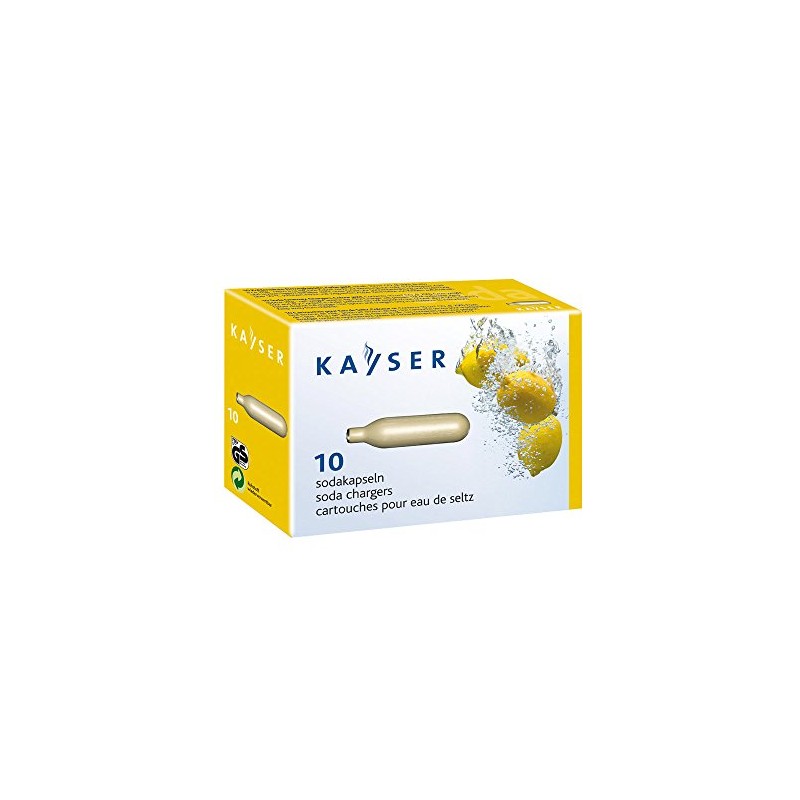 Kayser 8 gram Soda Chargers- CO2 Chargers by Kayser
