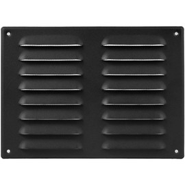 10" x 7.5" Inch (Outer Dimensions) - Anthracite Air Vent Cover - Quality Return Air Grilles - for Ceiling and Sidewall - HVAC - with Protection Screen (260 x 190 mm)