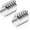 8PCS Hose Clips Stainless Steel 18-27mm Jubilee Clips Assorted Hose