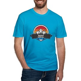 CafePress Big Rock Mars Hill Maine T Shirt Men's Fitted Graphic T-Shirt Teal