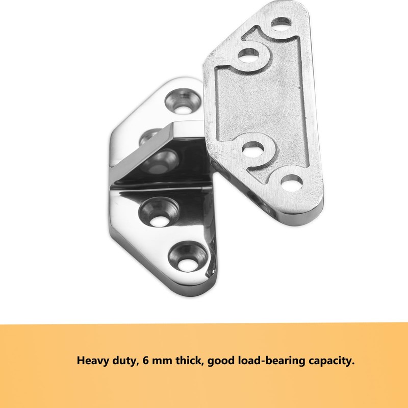 DIALESHU Heavy Duty Long Reach Hinge, Marine Boat Hatch Hinges