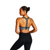 Champion Women's Absolute Sports Bra with SmoothTec Band, Gray Heather/Black,