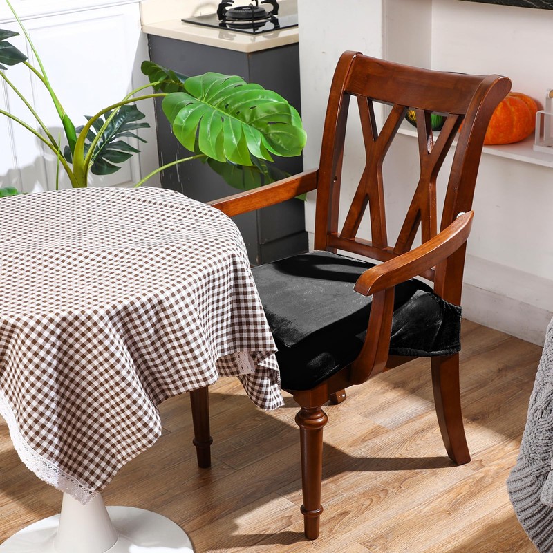 Havawish Large Dining Room Chair Seat Covers with Armrest Dining