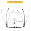 Kerecsen 4 Pack Reading Glasses for Men and Women with