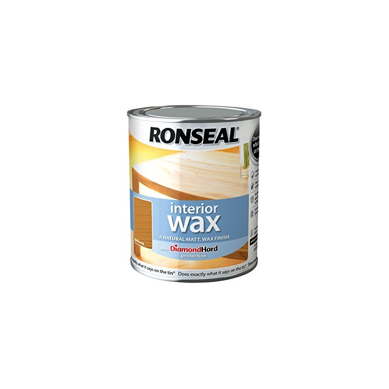 Ronseal IWMO750 750 ml Interior Wax - Medium Oak