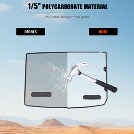Front Windshield Compatible with 2021-2026 Can-Am Commander/ MAX