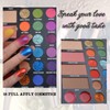 42 Colors Eyeshadow Palette with 7 Makeup Brushes Set Waterproof