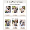 Baby Carrier Pro, MOMTORY Safety-Certified 6-in-1 Ultra Storage Baby Carrier
