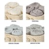 Casatessile Bathroom Lavette with Fabric Basket Set of 4 Roses