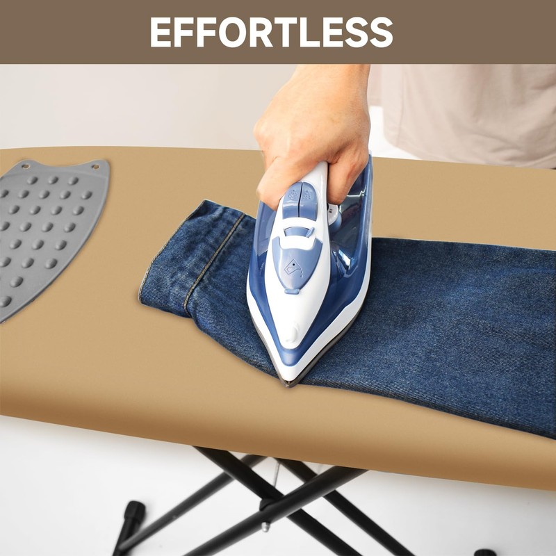 Bumkimue Ironing Board with Heat Resistant Cover, 43x13 Compact and