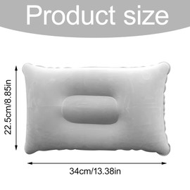EYVRPAU 2 x Inflatable Pillow for Camping and Travel Soft Material