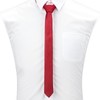 DecTwig Men's Skinny Ties Solid Color Formal Neckties 1.58" (4CM)