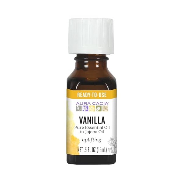 Aura Cacia Essential Oil, Uplifting Vanilla, 0.5 fluid ounce
