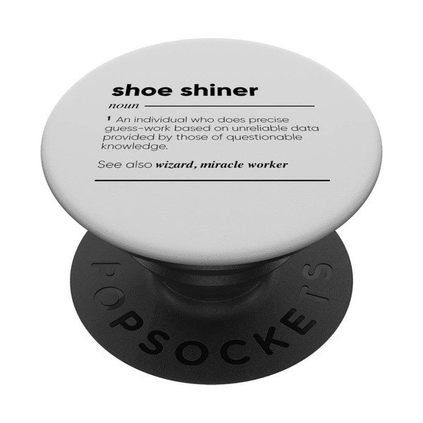 Schuh Shiner Lustige Definition PopSockets mit austauschbarem PopGrip