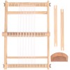 Wooden Weaving Loom Kit, S/M/L with Optional Yarn Bundle