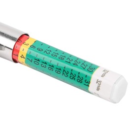 Calibrador de Llantas,Medidor de profundidad de neumáticos,Medidor de profundidad de la banda de rodadura del neumático de coche, herramienta de medición portátil Universal de 0 a 25mm