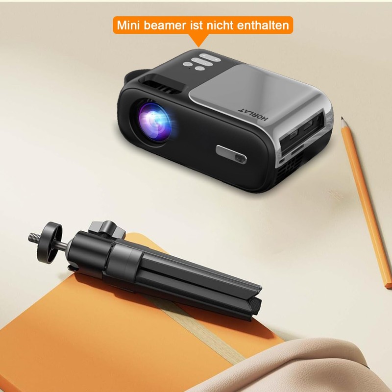 Mini Projector Tripod, HORLAT Tripod for Mini Projector with 360°