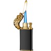Dragon Lighter, Unique Torch Lighter Switchable Soft/Jet Flame, Butane Refillable