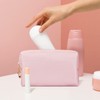 9 Bolsas de Maquillaje de Preppy Bolso Cosmético de Cuero