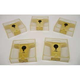 Gillette Lot of 5 Vintage Gillette Techmatic Adjustable Razor Band Cartridges