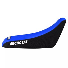 Arctic Cat 50 90 Gripper Seat Cover  2002 - 2005 BLACK/TM BLUE standard #256