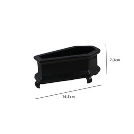 zaoalife Mini Coffin Planter,Resin Coffin Succulent Plant Pot,Small Cute Flower Pot,Gothic Centerpiece for Table, Punk Home Decor Accessories