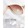 Sunglasses for Women, Womens Sunglasses Trendy with Big Round Frame