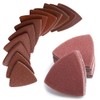 200pcs 80mm Triangle Sanding Pads Hook and Loop Grit 40/60/80/100/120/180/240