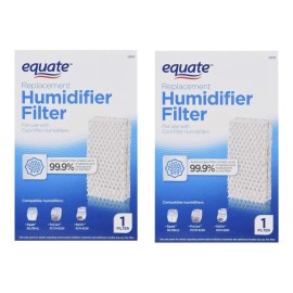 Equate Filtro De Humidificador De Repuesto, Paquete De 2