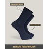 Basic Treasure 20 Pairs Men's Cotton Socks Black or Blue