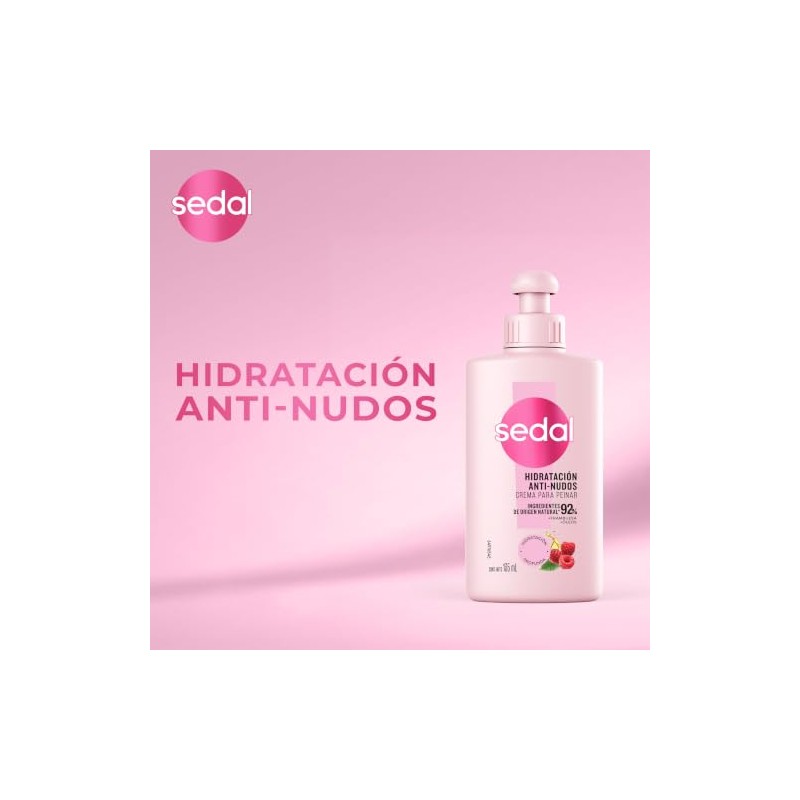 Sedal Crema para Peinar Hidratante Anti Nudos 135 ml