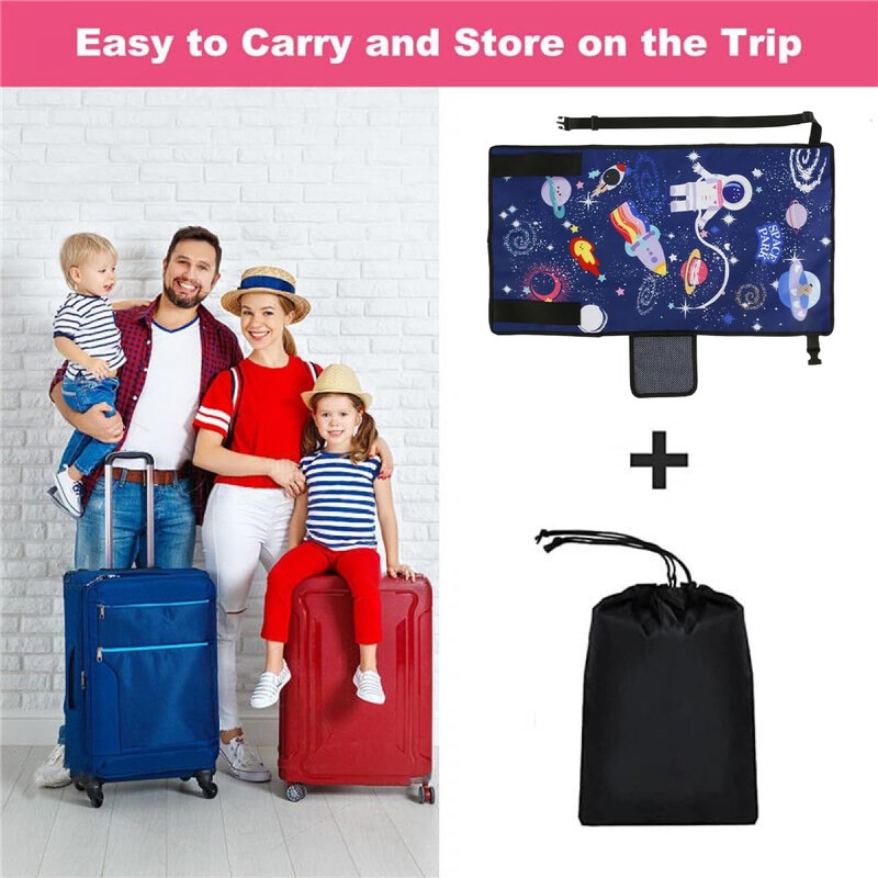 Hoquare Travel Airplane Bed for Toddler, Portable Airplane Seat Extender