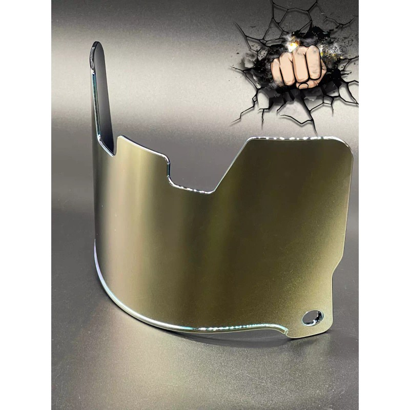 Riddell Gold Chrome mirror Full Size Helmet Visor Replica/Speed/